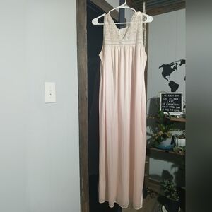 Vintage Embroidered lace nightgown Merville Womens size Large